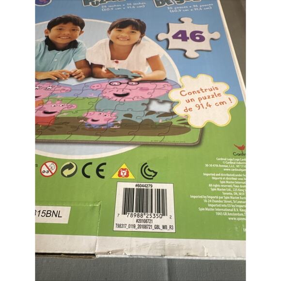 Peppa Pig Giant Puzzle, 46-Piece, 3-Foot Floor Puzzle 24" X 36" - Picture 7 of 7